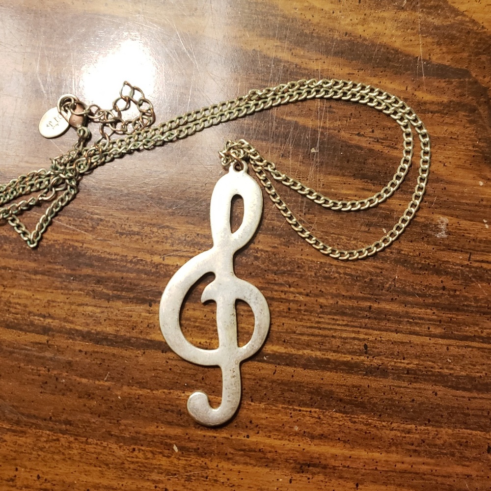 Treble Clef Pendant